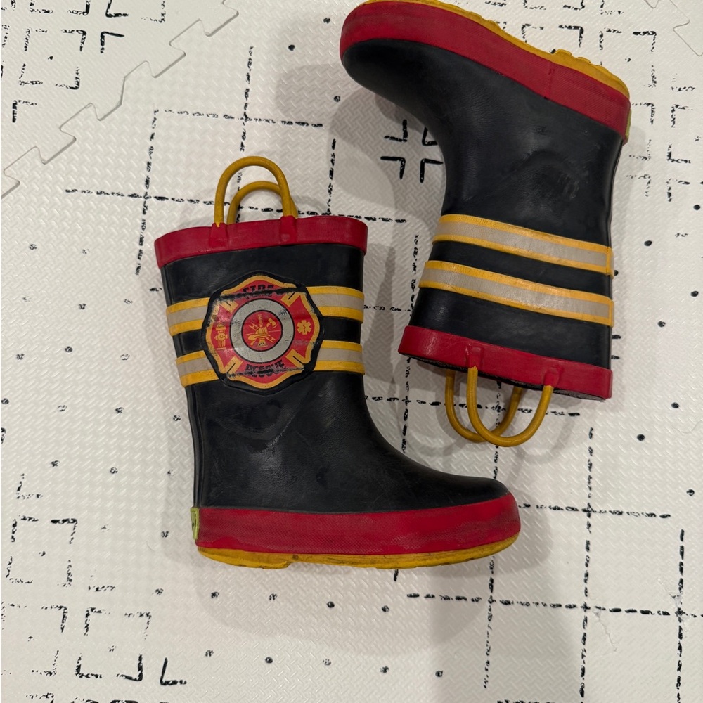 Western Chief Fleece-Lined Firefighter Rain Boots